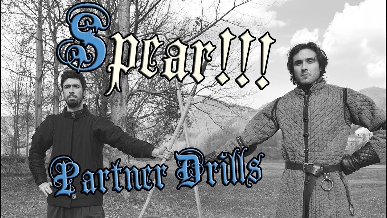 Fiore de' Liberi - Spear Basics #3 - First two partner drills
