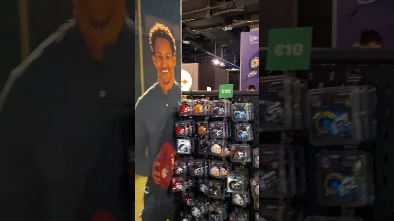 NFL Merchandise Store in Dublin @ Steelers v Vikings. What it looks like #nflindublin #nflshopdublin