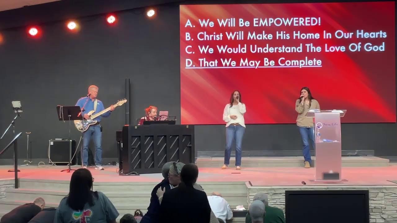 Good Evening New Life! Join us for service!