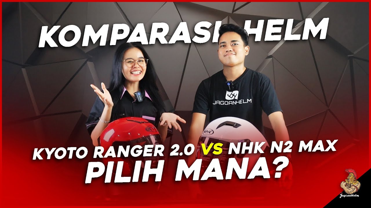 KOMPARASI : KYT KYOTO RANGER 2.0 VS NHK N2 MAX | Jagoan Helm