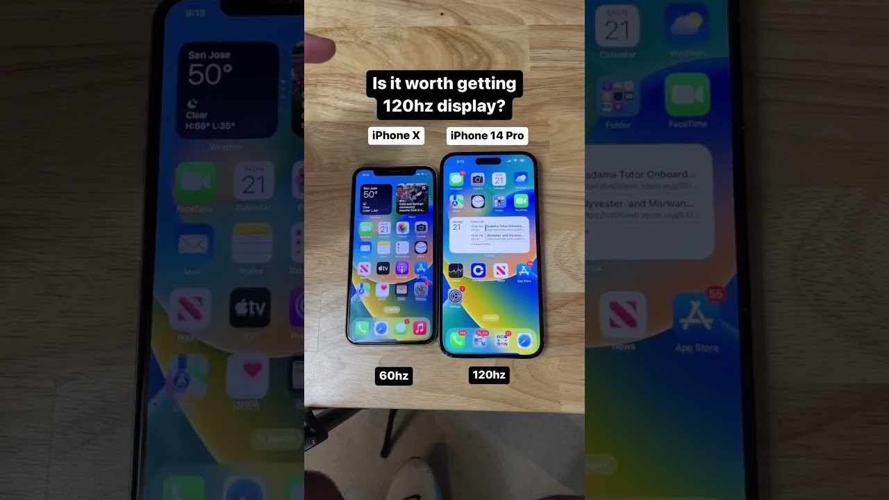 iPhone 120 Hz vs 60 Hz. Is it worth buying 120 Hz?