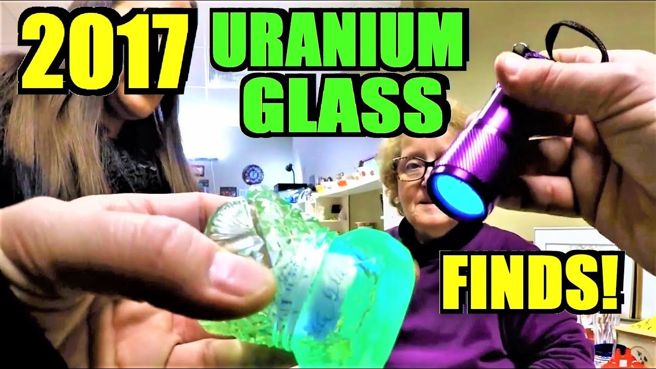 2017 URANIUM GLASS FINDS! - The ORIGINAL GoPro Yard Sale Vlog!