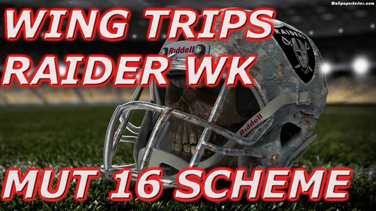 Wing trips raider wk scheme   free ebook   madden 16 mut offensive guide