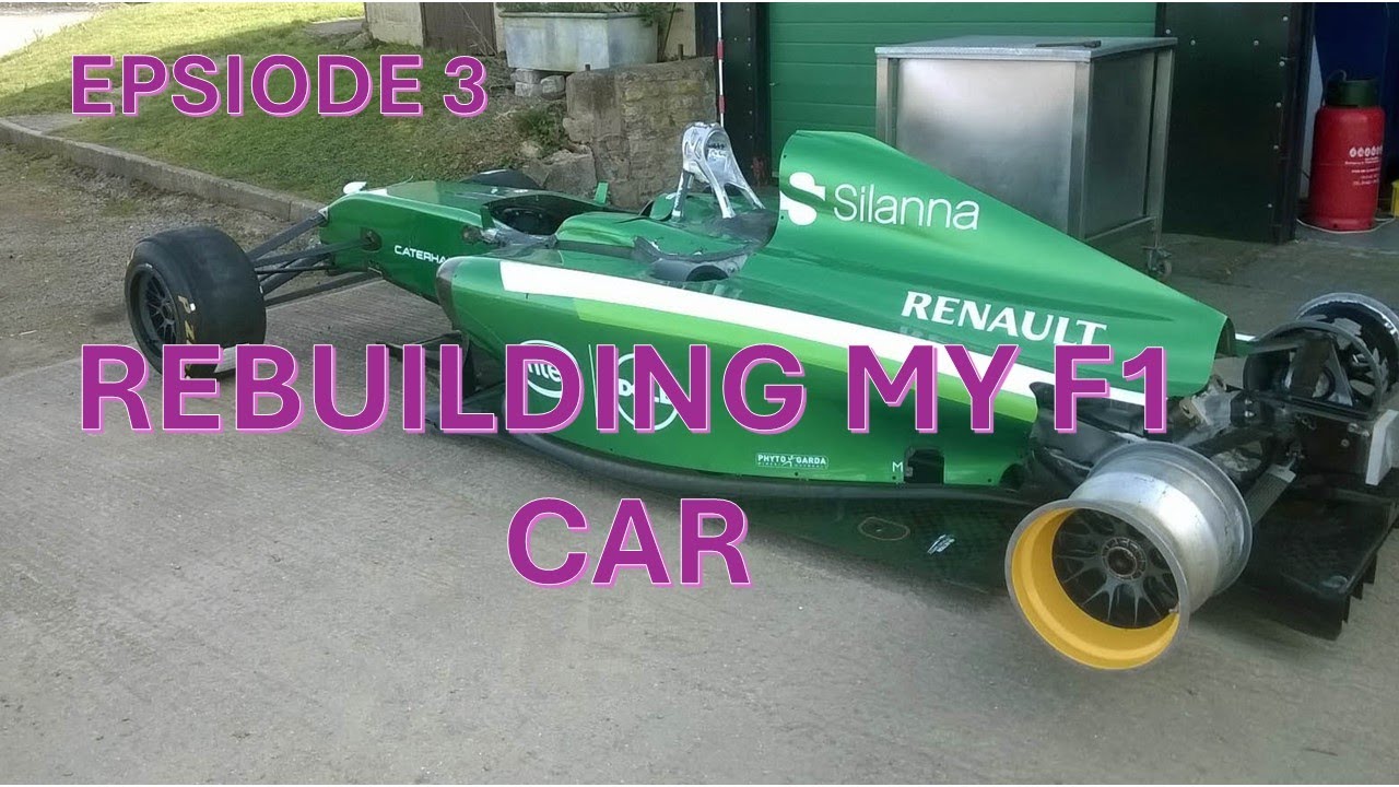 REBUILDING MY F1 CAR - EPISODE 3 ROLLING CHASSIS