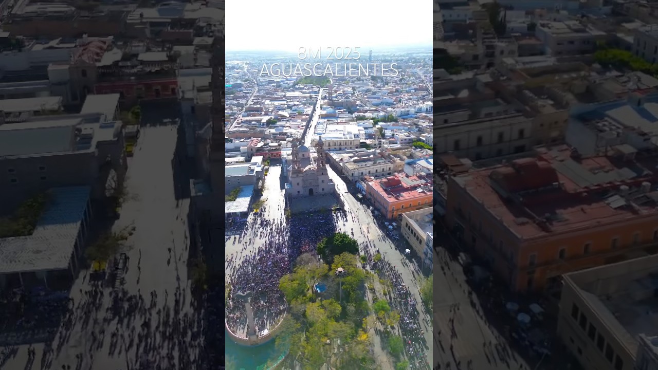 As&iacute; se vivi&oacute; la marcha pac&iacute;fica del 8M en Aguascalientes 2025 #8m #8march #aguascalientes