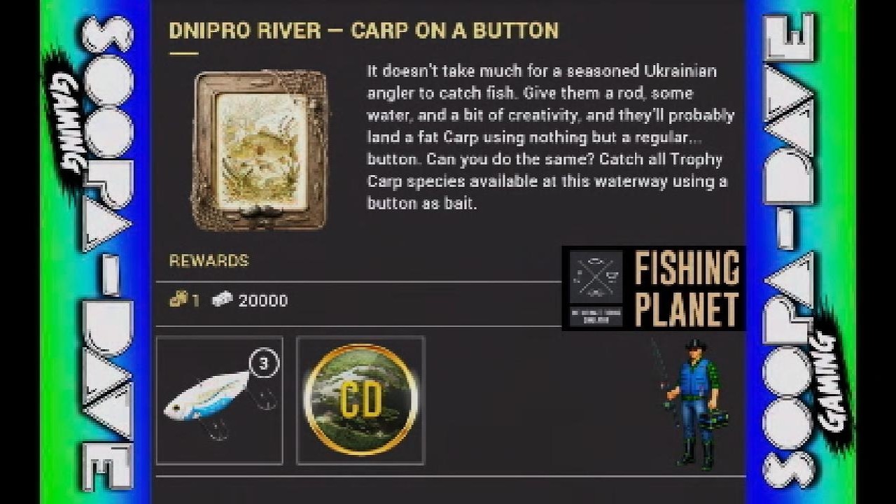 Carp On A Button Mission Dnipro River Fishing Planet Anniversary Event Guide