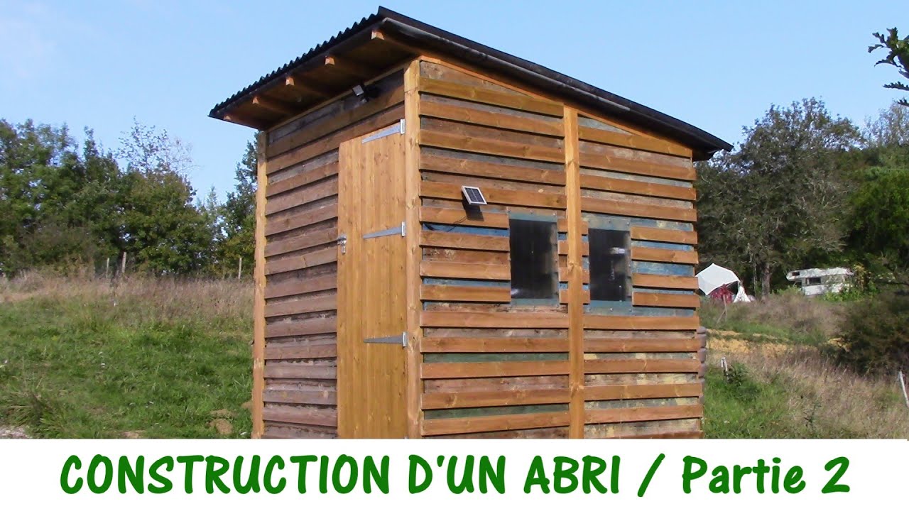 CONSTRUIRE UN ABRI DE JARDIN EN PALETTES / Partie 2