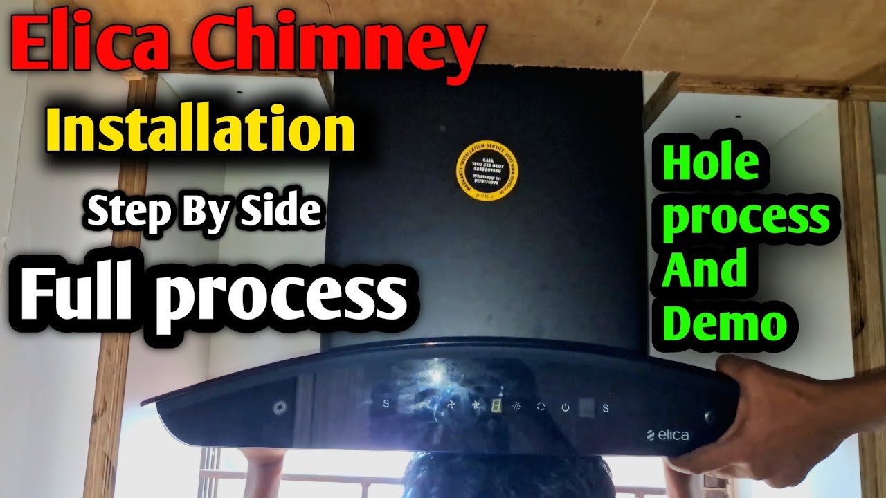 Elica chimney installation process|Elica 60cm chimney installation|How to install elica chimney 2025