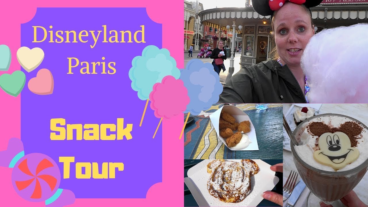 DISNEY SNACKS - Trying all the good stuff at Disneyland Paris