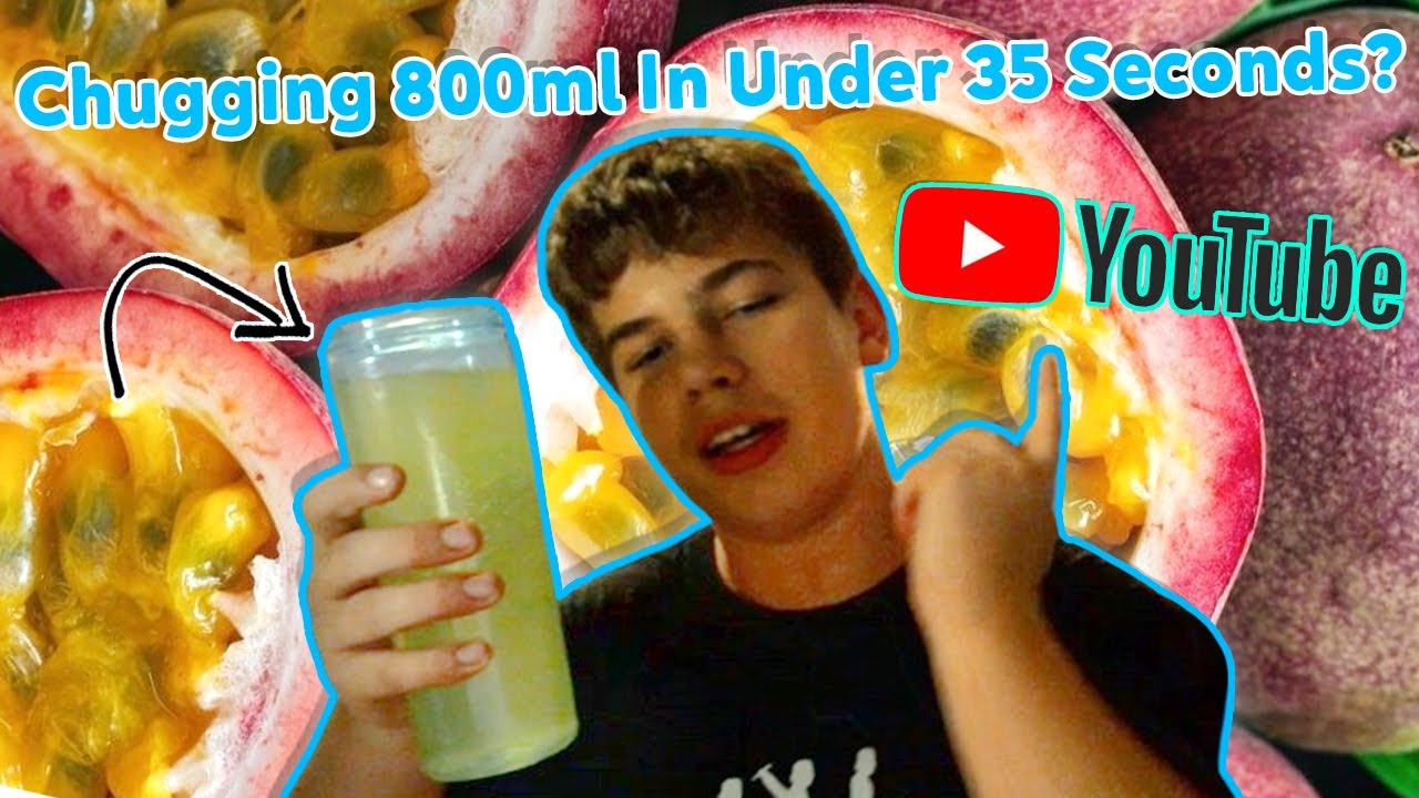 I Chugged 800ml In Under 35 Seconds l Fastest Chug EVER?
