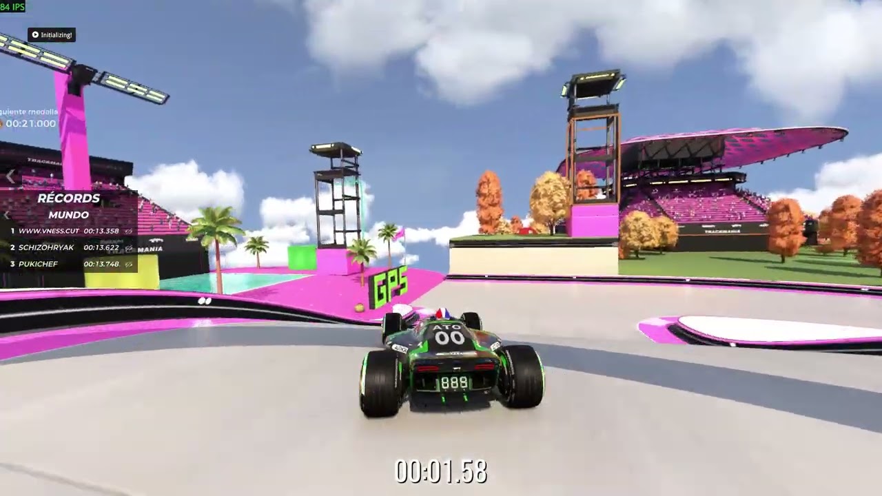 Trackmania Schizophrenic antics (Kacky) hunt and i finished (1hour and 30 seconds)