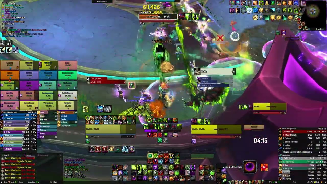Loom'ithar Mythic - Destruction Warlock POV (The Amazing Zoo first kill)