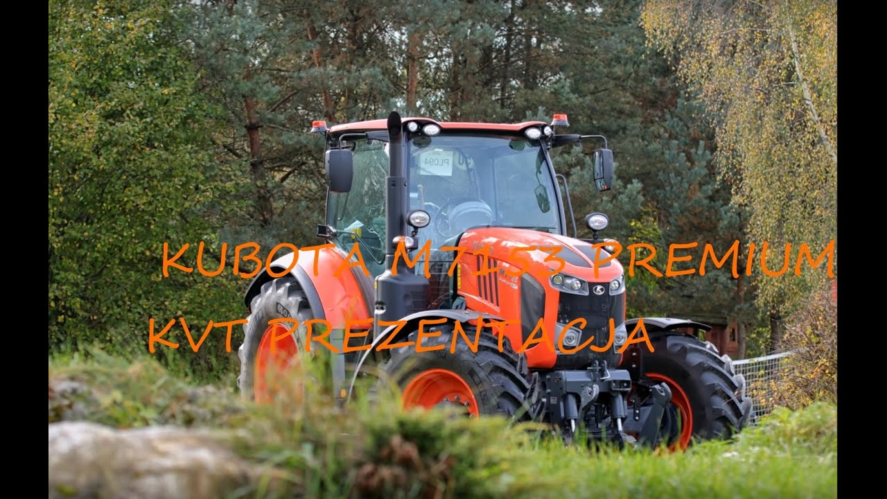 Kubota M7-153 Premim KVT prezentacja