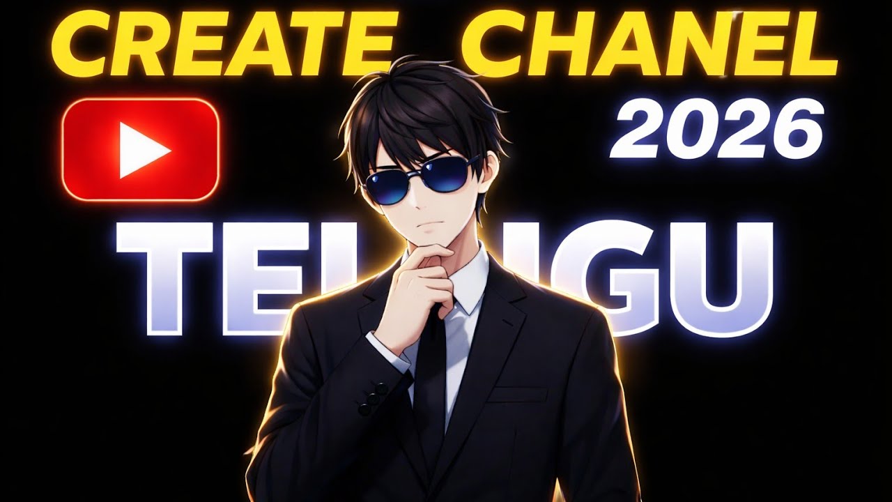 How to Create a YouTube Channel in 2026 | YouTube channel eala create cheyalli telugu |