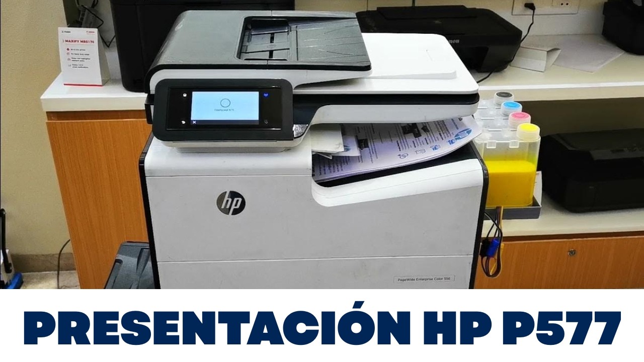 Presentación HP PAGEWIDE 57750 y HP 55250