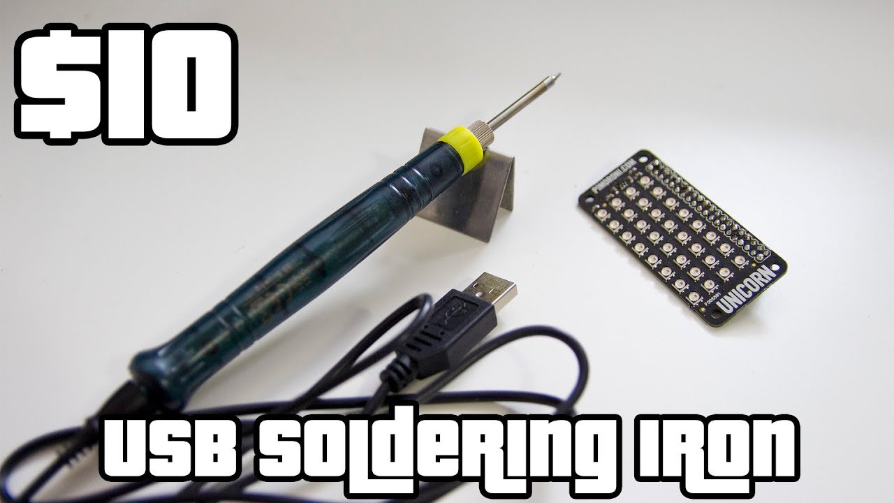 $10 USB soldering iron first look review