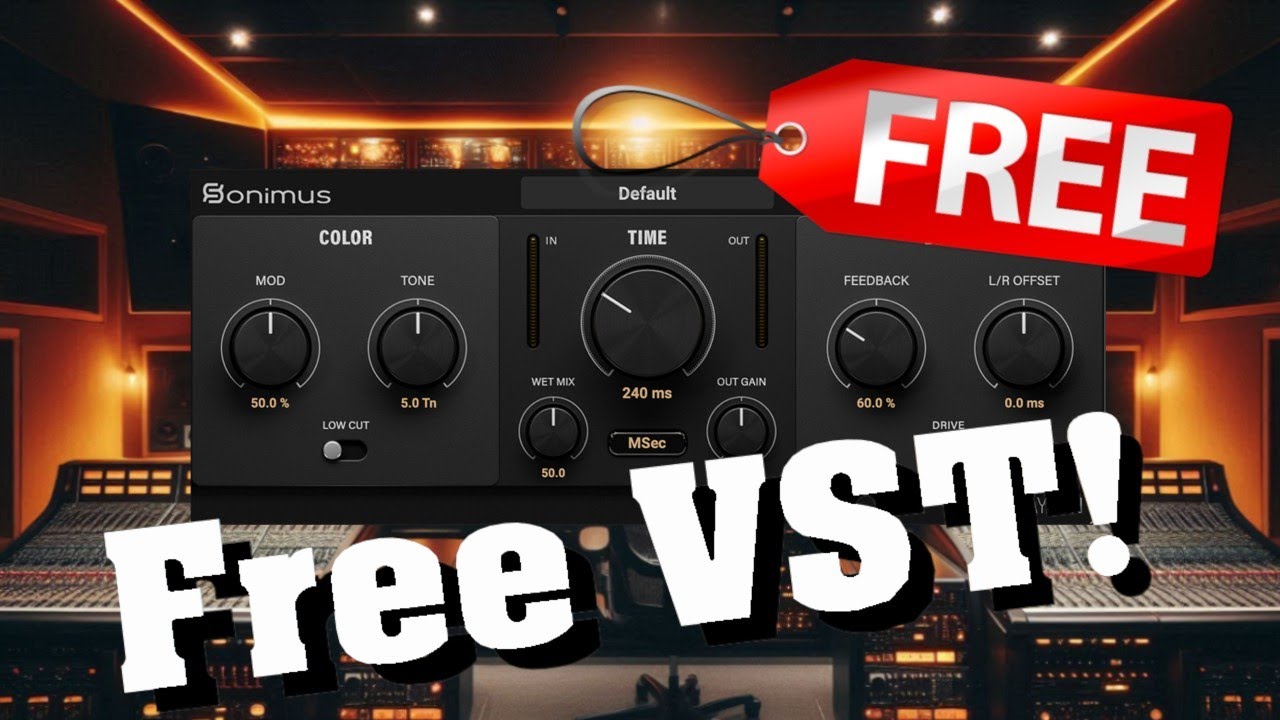 【New Free VST!】OMG! Sonimus Free!? Difinitely Best Professional-Grade Analog Delay in 2025! DelaySon