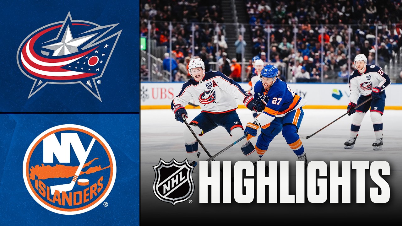 Blue Jackets vs. Islanders | NHL Highlights | March 22, 2026