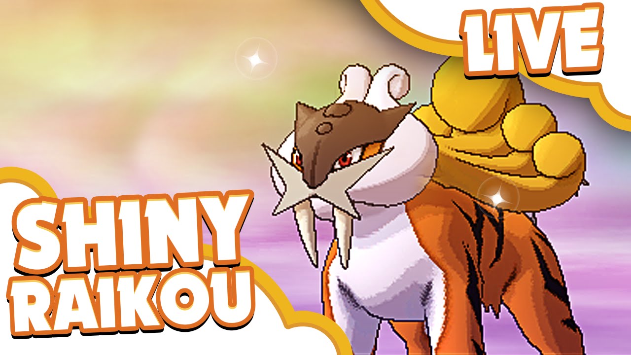 Live Shiny Raikou After 23 Soft Resets - Pokemon Omega Ruby