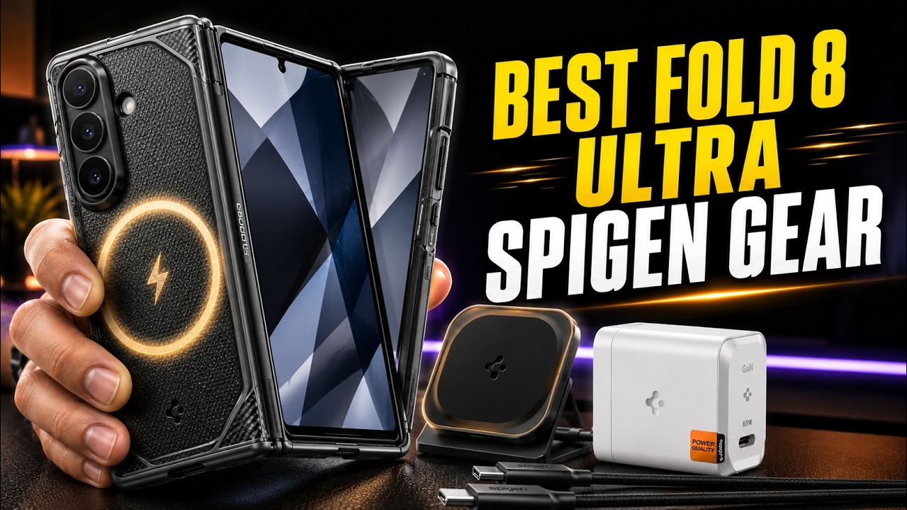 Топ-9 лучших чехлов и аксессуаров Spigen для Galaxy Z Fold 8 Ultra!