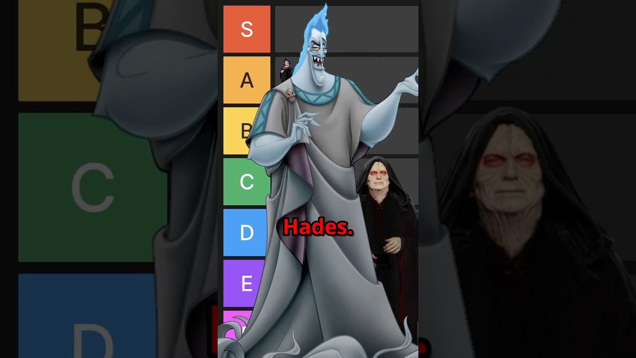 Palpatine Ranks Disney Villains