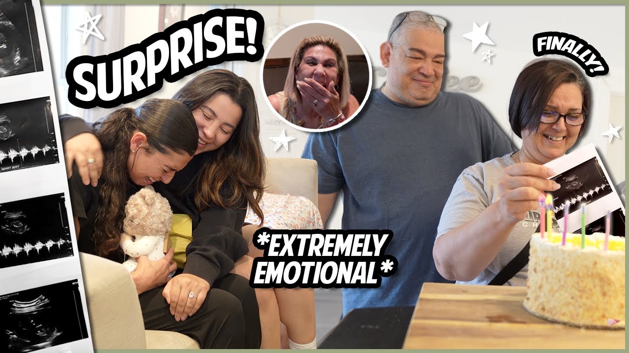 TELLING MY FAMILY I'M PREGNANT! *extremely emotional*