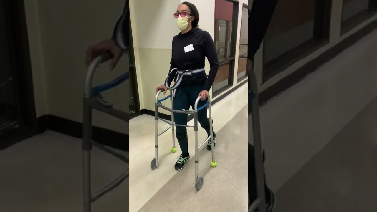 01/2022. 1st Day & Final walk with new AFO’s (braces)