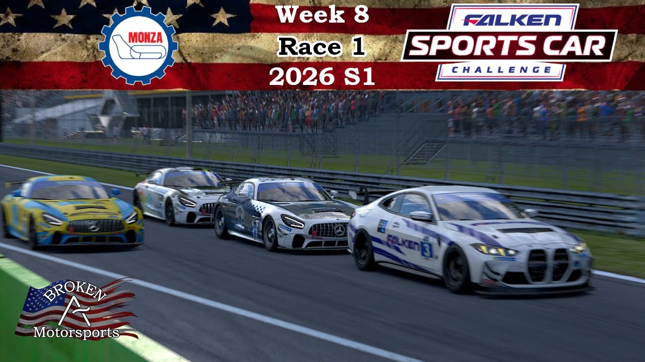 Sports Car Challenge GT4 - Monza - iRacing Road - Week 8 Race 1