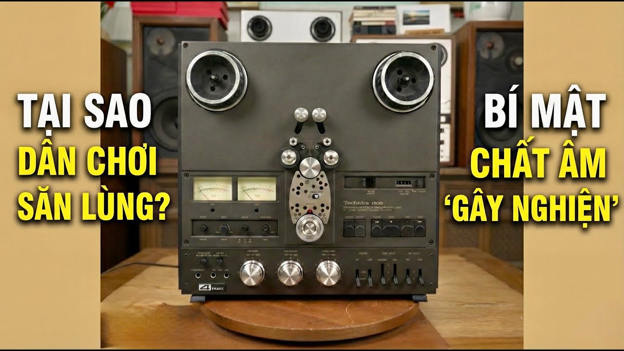 Ông Vua Băng Cối 4 Track: Technics RS-1506u - Chuẩn Mực Của Sự Bền Bỉ & Chất Âm 0969789779