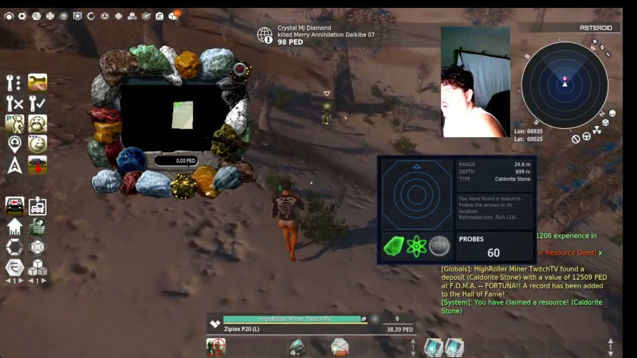 HighRoller Miner Merry Christmas FOMA 12.5K Tower Entropia Universe Mining