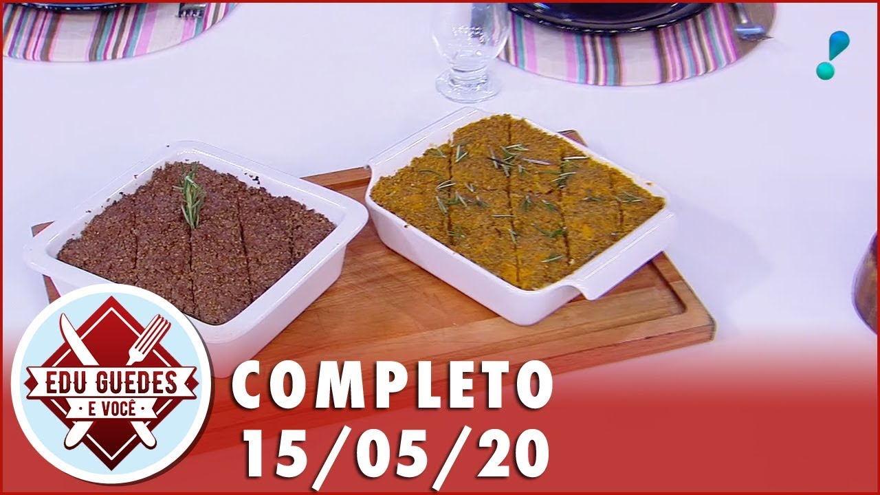 Edu Guedes ensina a preparar receitas variadas de quibe