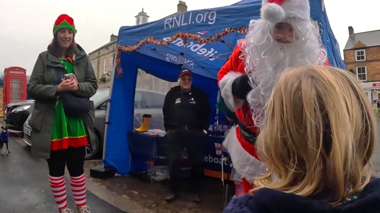 Kirkbymoorside CHRISTMAS FAIR 2025  rain did not dampen the spirits