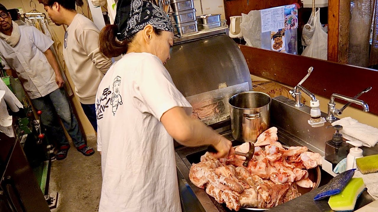 【かづ屋系の名店】麺屋はやしまるの仕込みに密着【家系ラーメン店ができるまで】