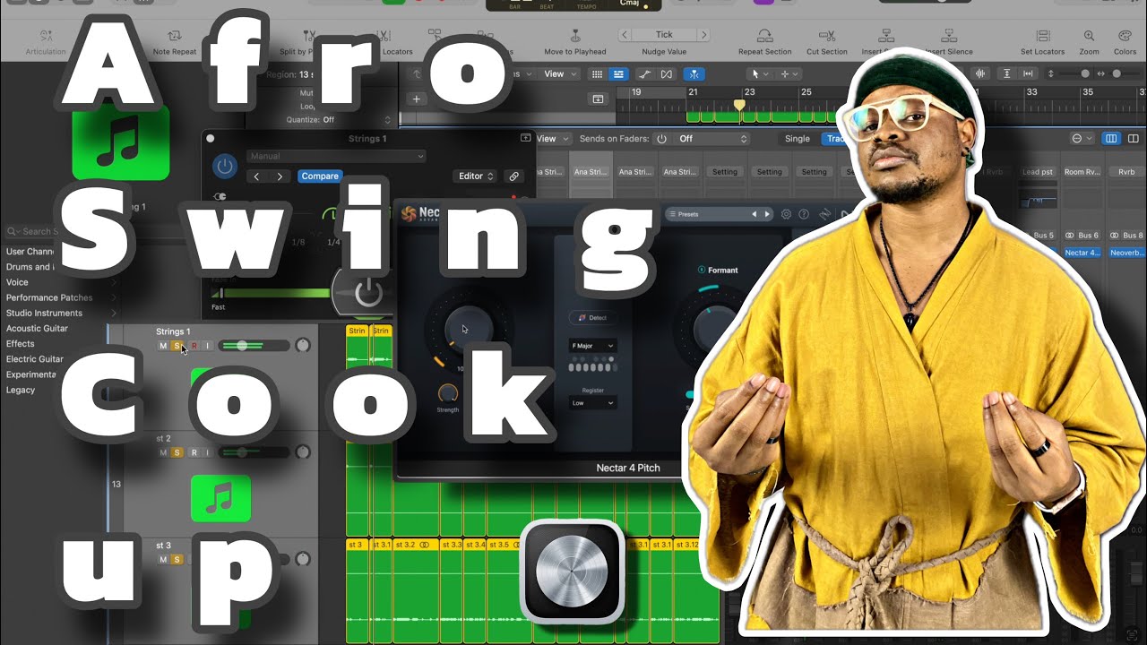 I Made A Dope Afro Swing Beat 😤🔥 | Logic Pro X