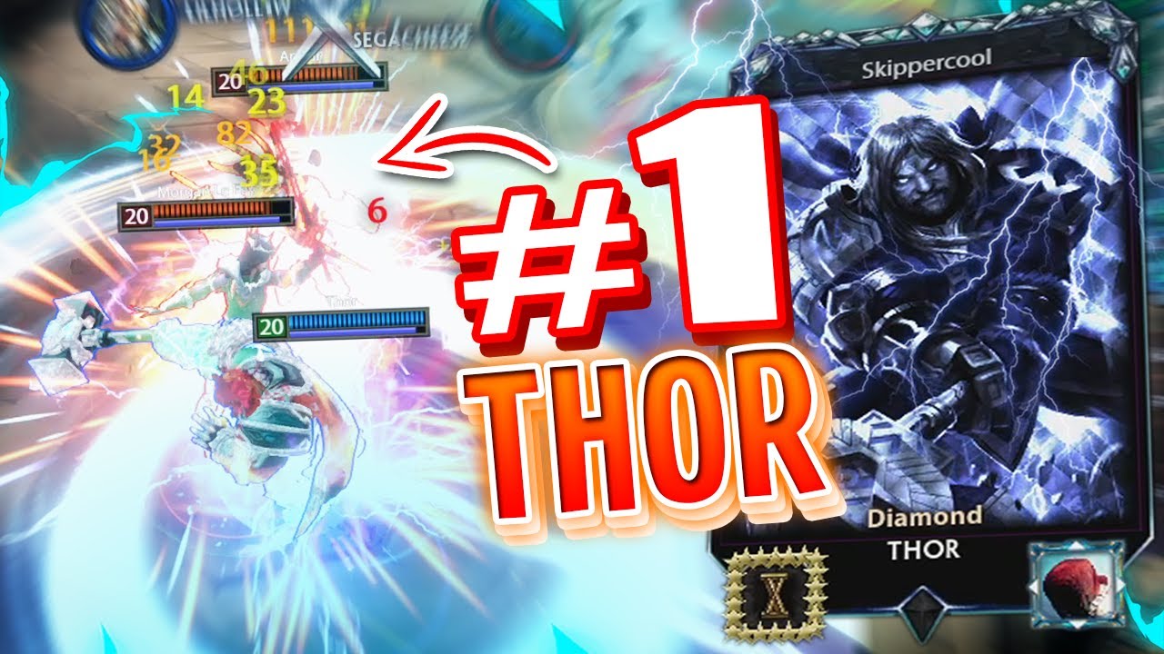I Watched the NUMBER ONE Thor in SMITE... HE IS TOO CLEAN!