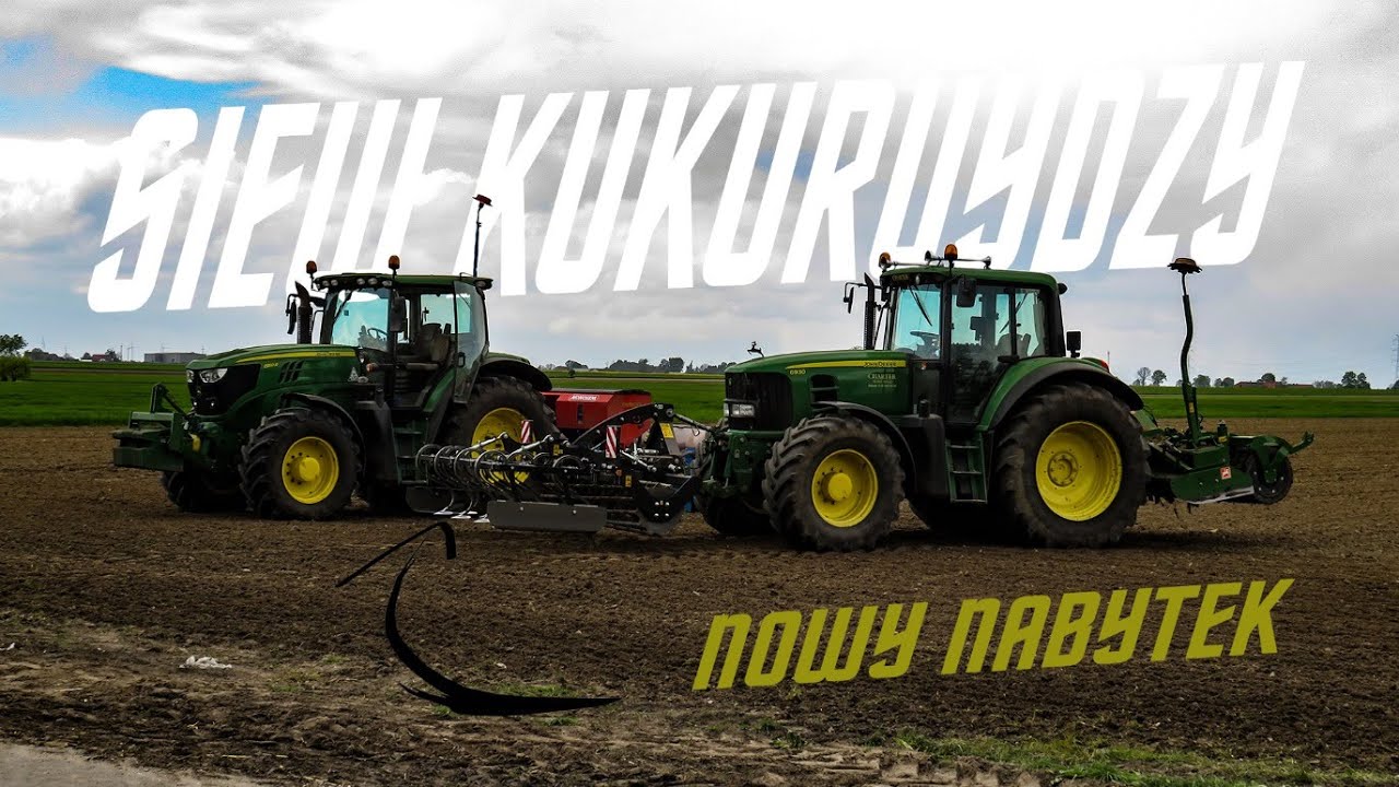 JEDYNY TAKI ZESTAW! Siew kukurydzy z nowym nabytkiem! John Deere 6150R & 6930 ★GR RATAJCZYK★