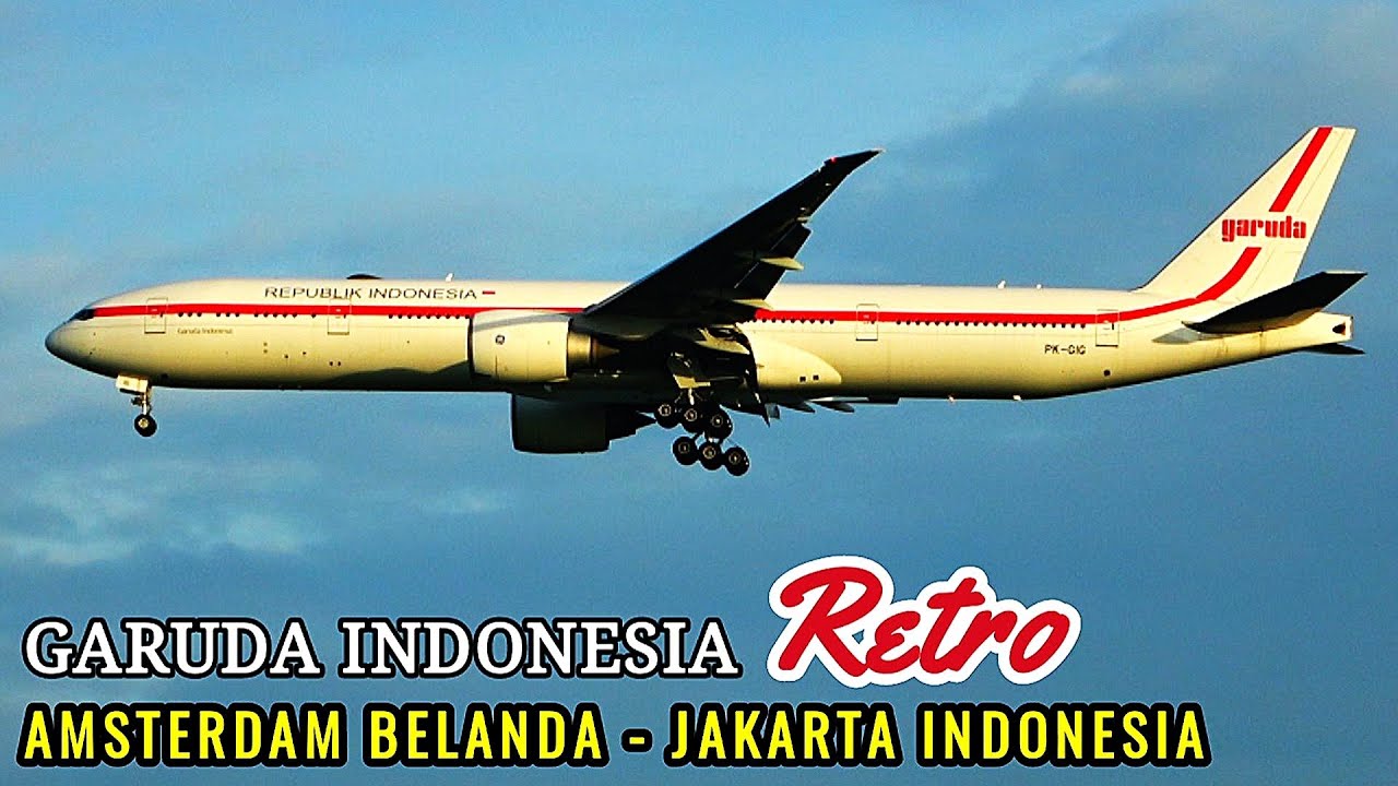 Рейс Retro Garuda Indonesia в 7 утра из Амстердама, Сингапура, Катара, Super Air Jet, Batik Air