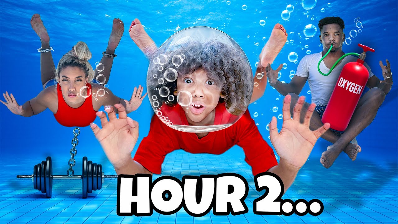 $10,000 UNDERWATER Challenge&hellip; Nearly DIED Doing This!! 😱