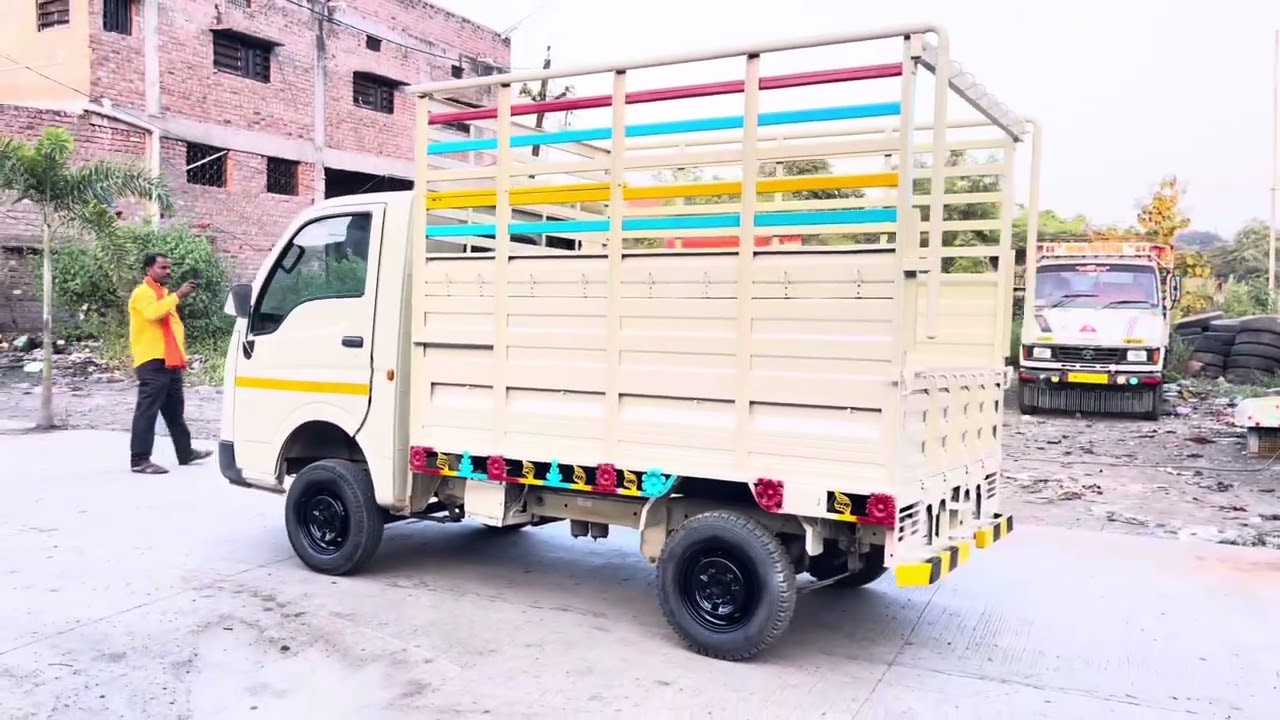 Tata Chhota Hathi Full Body Paint 🔥 | New Look After Full Colour | Baba Painter