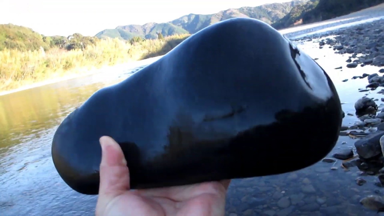 水石　四万十川探石（動画）　　H31.1.14　suiseki　hunting