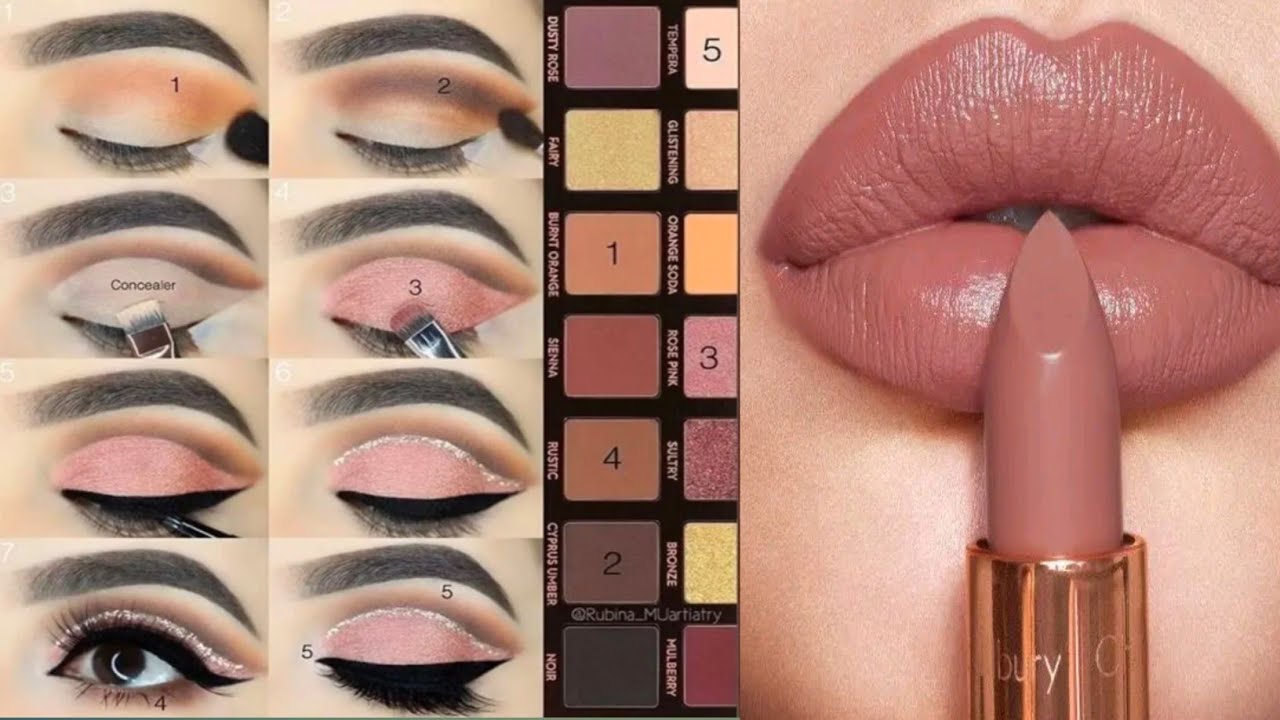 Perfect soft eyes makeup tutorial step by step full cut crease bridal makeup tutorial 💄👀