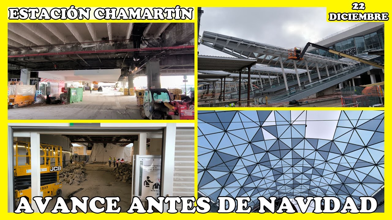 🚧 OBRAS ESTACI&Oacute;N CHAMART&Iacute;N: AVANCE GENERAL ANTES DE NAVIDAD | 22 DICIEMBRE 2025 🚧