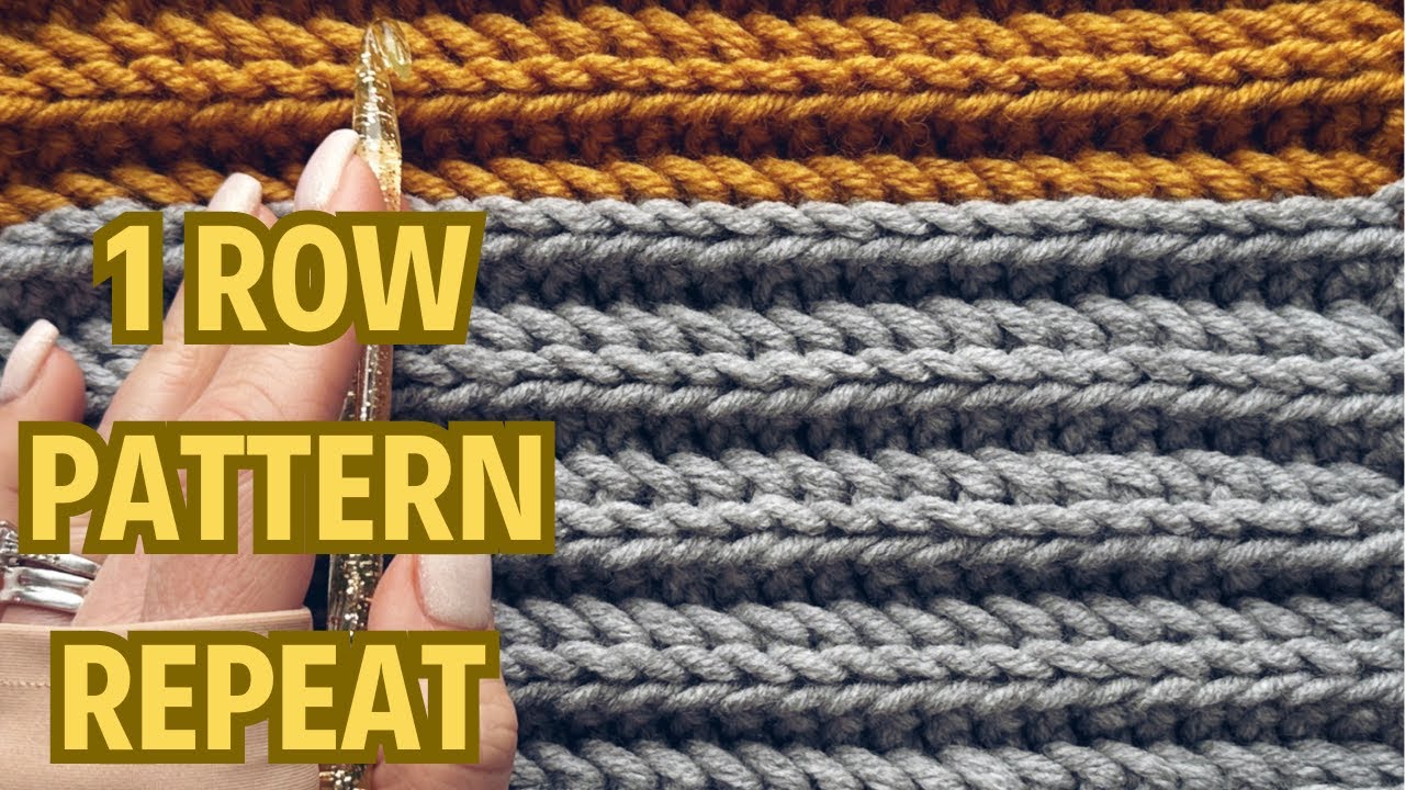 Discover the Fastest CROCHET RIBBING STITCH: Master the BACK LOOP