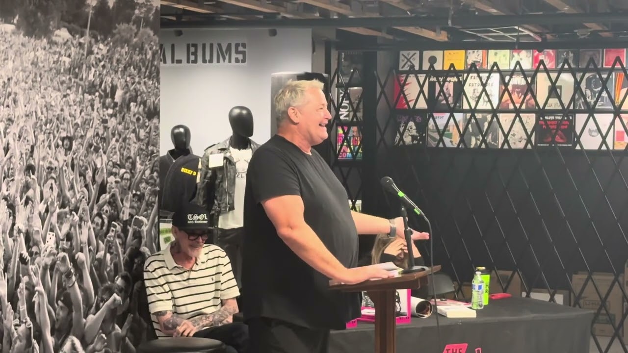 Jack Grisham from TSOL at Mike Roche’s book release at The Punk Rock Museum Pt1