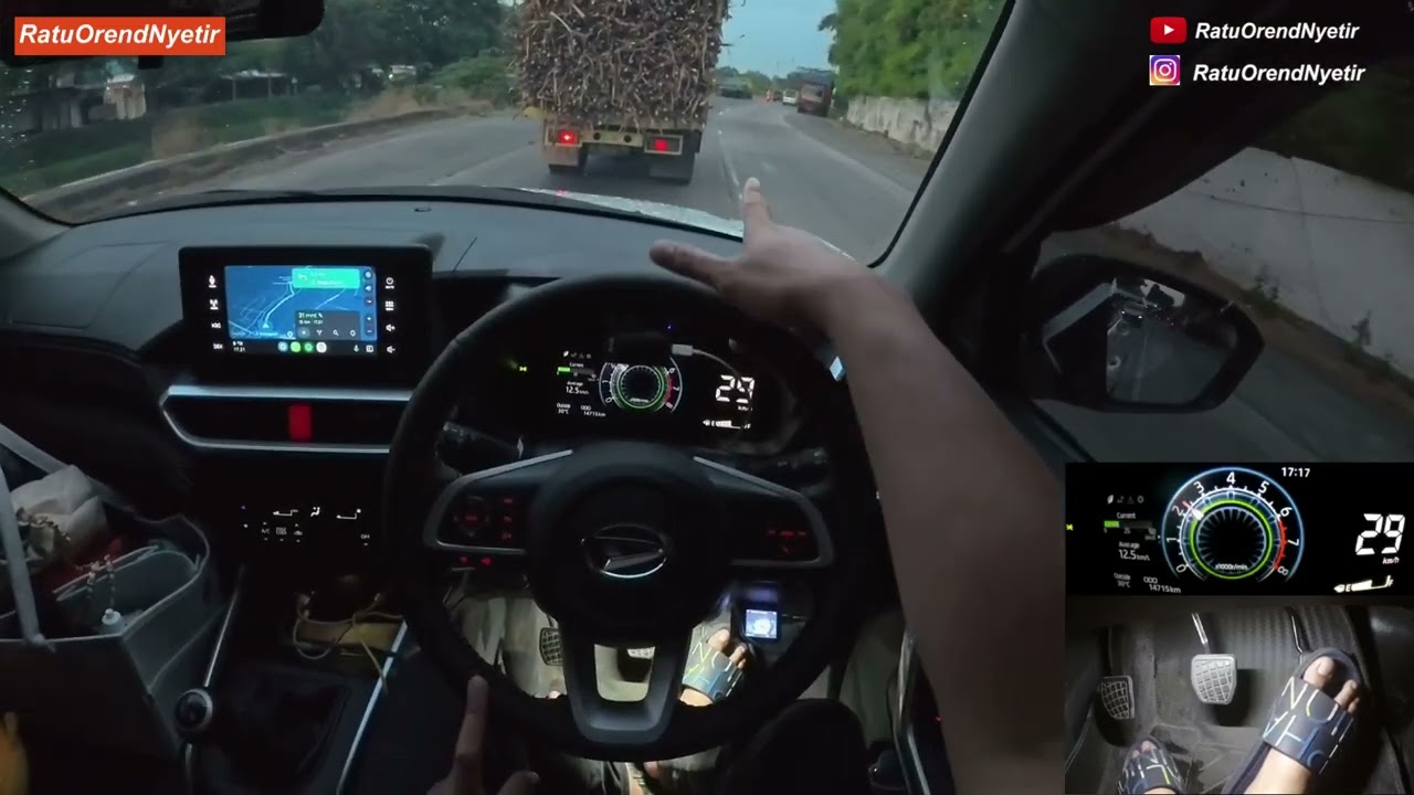#667 - BRUTAL ABIS TENAGANYA - ROCKY 1.2 X M/T -  POV DRIVING INDONESIA