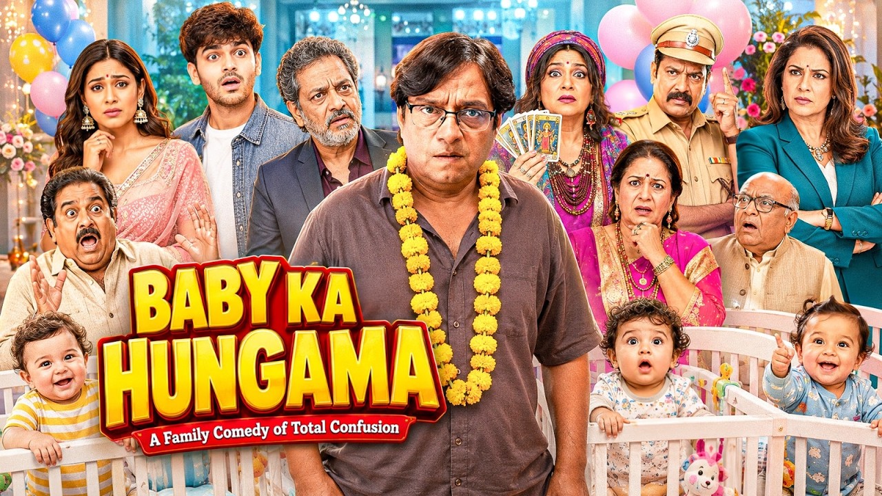 Baby Ka Hungama Full Movie 2026 | Brijendra Kala, Malti Mathur | Bollywood Comedy Family Drama