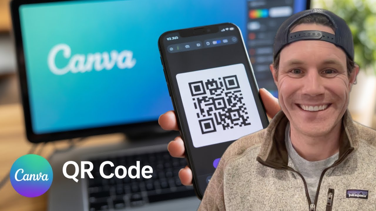 Как создать QR-код БЕСПЛАТНО с помощью Canva