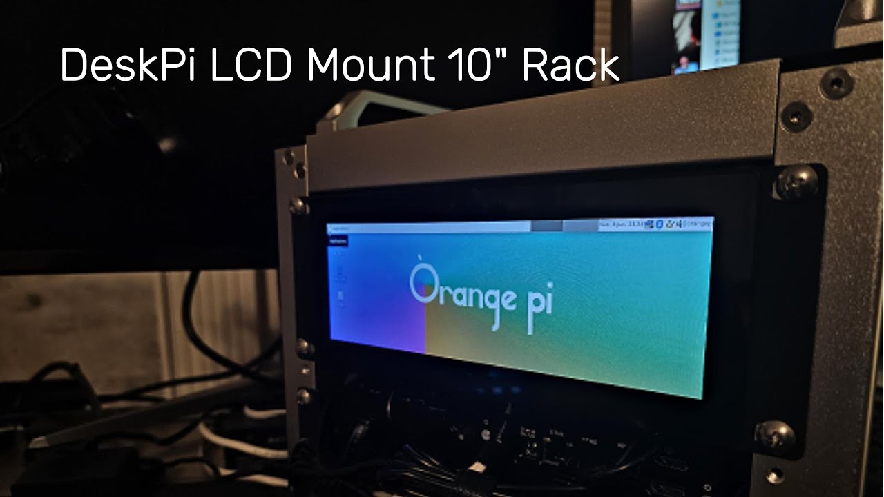 DeskPi 7.84 Inch LCD Mount for the RackMate 10