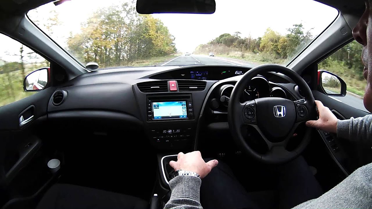 Виртуальный видеотест-драйв Honda Civic 1.6 i-DTEC ES-T от Пенрита до Уиндмира