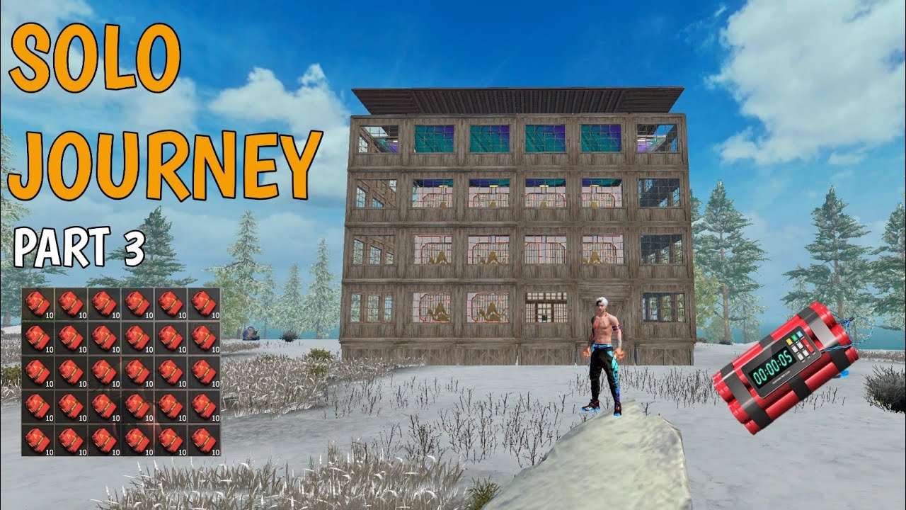 Solo journey solo base raid part 3/last island of Survival